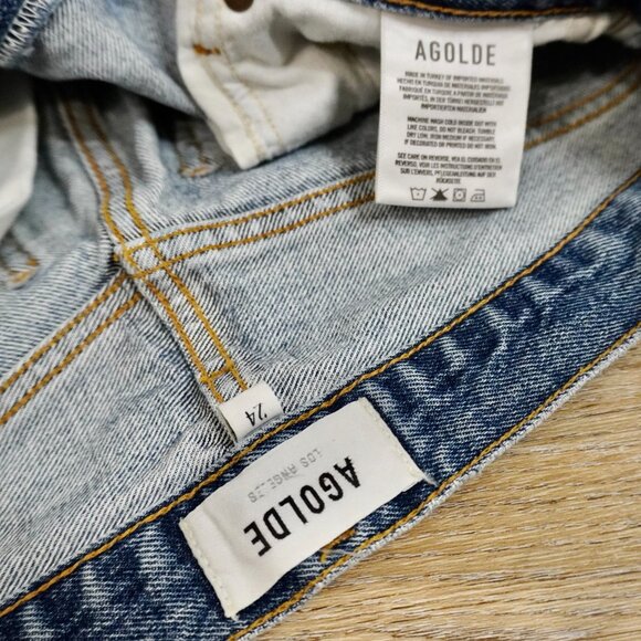 🖤 AGOLDE Lana High Rise Vintage Straight – Size 24 🖤 - Picture 7 of 8